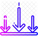 Icones De Seta Para Baixo Ícone