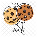 Cookies Doodle Sweet Doodle Confectionery Items 아이콘