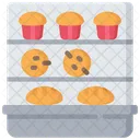 Bakery Stand Shop Baked Icon