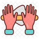 Baking Hands Rolling Pin Icon