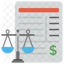 Balance Sheet  Icon