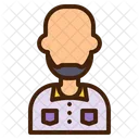 Bald User Avatar Icon