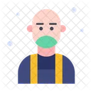 Bald User Hair Icon