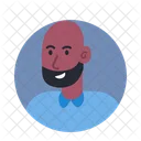 Bald Man Avatar  Icon