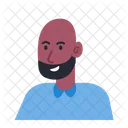 Bald Man Avatar  Icon