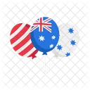 Ballons Australia Flat Icon