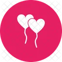 Balloon Love Heart Icon