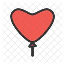 Balloon Heart Love Icon