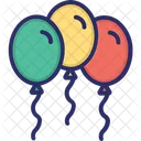 Balloon Party Celebration Icon