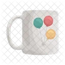 Balloon in mug  Icon