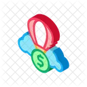 Balloon Payment Crowdfunding Icon