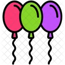 Balloons Decorative Balloons Christmas Balloons Icon