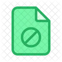 Ban Document  Icon