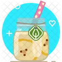 Banana Smoothie Drink Icon