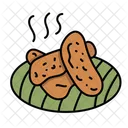 Banane Krapfen Thai Symbol