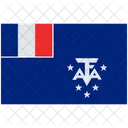 Bandeira Dos Territorios Franceses Do Sul Bandeira Das Terras Francesas Do Sul E Antarticas Terras Francesas Do Sul E Antarticas Ícone