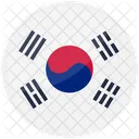 Bandera De Corea Del Sur Corea Del Sur Icono