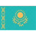 Bandera de kazajstán  Icono