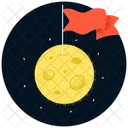 Bandera de la luna  Icono