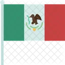 Bandera mexicana  Icono