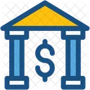 Bank Building Court Icon