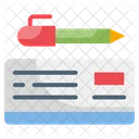 Bank Check  Icon