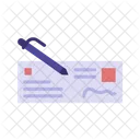 Bank Check  Icon