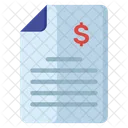 Bank Slip Financial Document Bank Document Icon