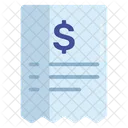 Bank Slip Financial Document Bank Document Icon