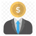 Banker Bank Manager Financier Icon