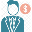 Banker Businessman Financier Icon