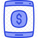 Mobile Money Dual Ton Icon Icône