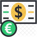 Banknote Dollar Euro Icon