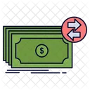 Banknotes Cash Dollars Icon