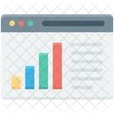 Bar Chart Online Icon