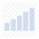 Bar chart infographic  Icon