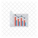 Bar Graph Report Stats Icon