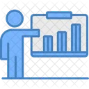 Business Growth Report Report Analysis Icon