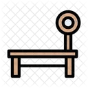 Barbell Seat  Icon