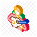 Bard Playing Guitar Icon