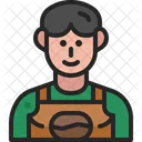 Barista Homem Avatar Ícone