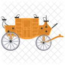 Barouche Four Wheeled Vintage Carriage Icon