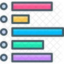 Barras de comparação  Ícone