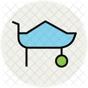 Barrow Hand Wheelbarrow Icon