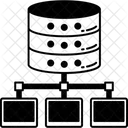 Base De Datos Centralizada Servidor De Contenidos Sistema De Gestion De Bases De Datos Icono