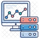 Grafico De Datos Grafico De Negocios Base De Datos De Graficos Icono