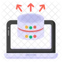 Base De Datos Del Sistema Base De Datos De Portatiles Salida De Bases De Datos Icono