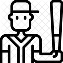 야구 선수  아이콘