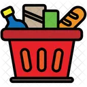 Basket Shopping Bread Icon