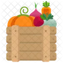 Basket Fruits Vegetables Icon